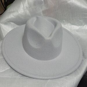 Stylish Gray Fedora Hat